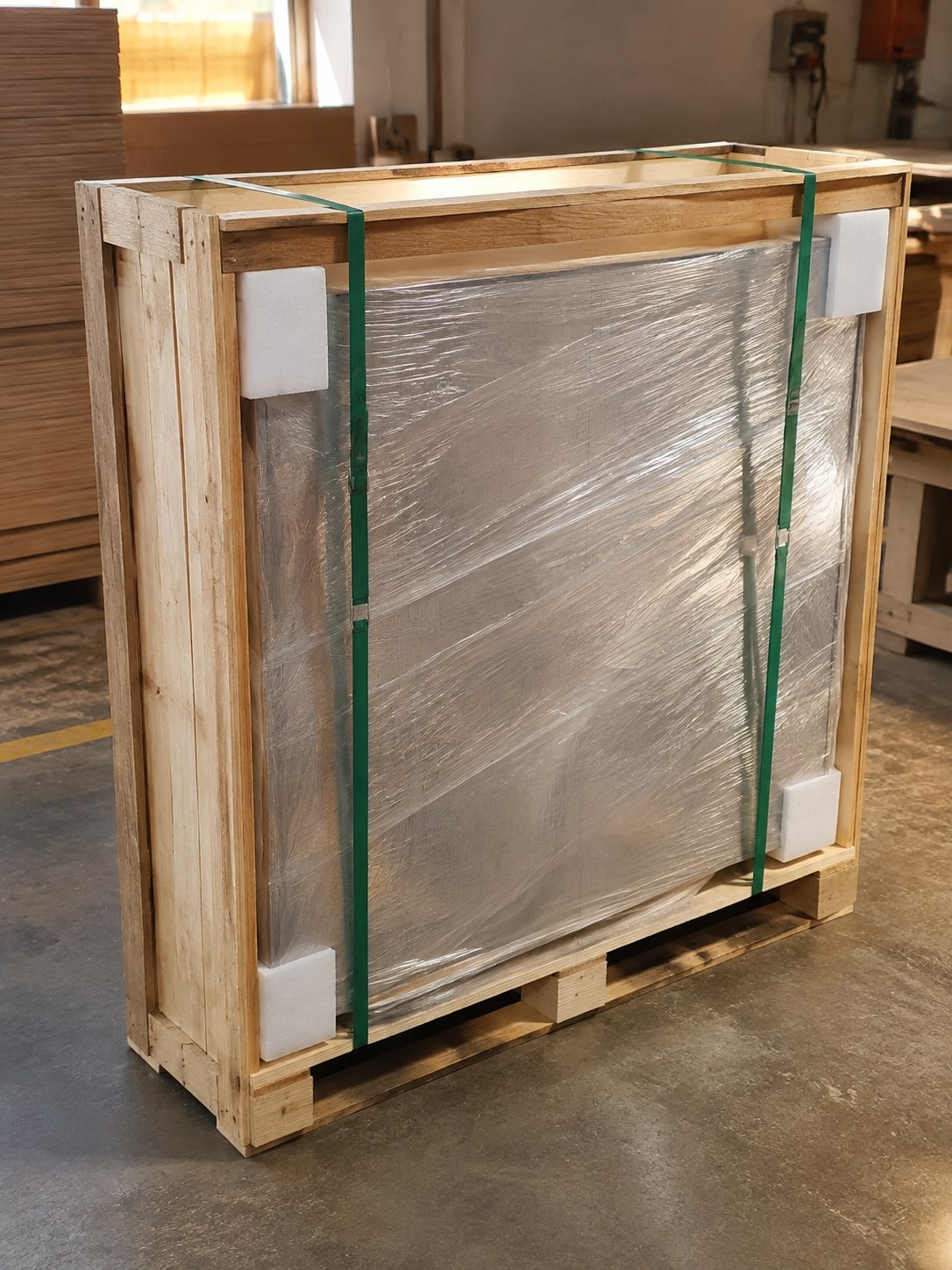 Wooden export crate